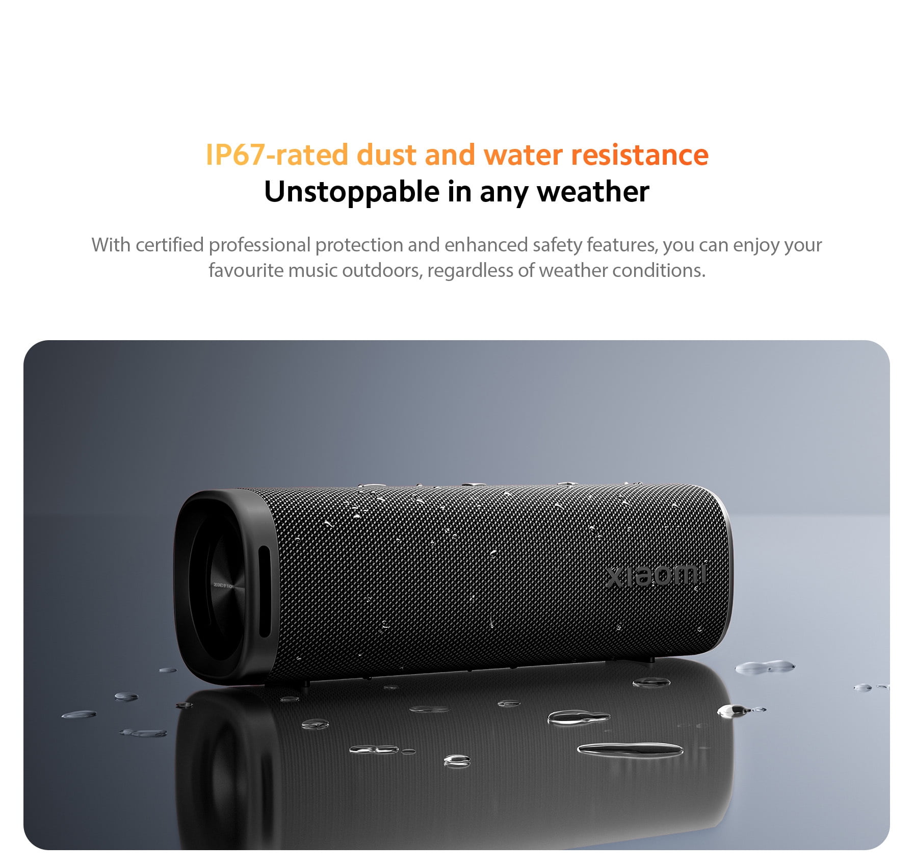 Xiaomi 30W Portable Bluetooth Speaker - IP67 Waterproof, 20H Playtime (Bluetooth 5.4)