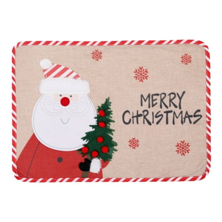 

wendunide Placemat Santa Mat Dress Up Christmas Table Placemat Table Decorations Kitchen，Dining & Bar Placemat