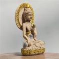 thumbnail image 3 of Estatua De Buda Tailandés, Artesanías De Piedra Arenisca, Piedra Arenisca De Resina, Yoga, Meditación, Escultura Zen, Decoración Del Hogar seitruly HA022916-00, 3 of 7
