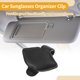 thumbnail image 3 of Clip para gafas de sol de coche Unique Bargains, magnético, universal, soporte para gafas de sol en el parasol, cuero PU negro 8x7.5cm 1 Pcs, 3 of 7