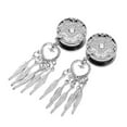thumbnail image 2 of Stainless Steel Ear Gauge, Expanders, Screw Dangle Tunnels Jewelry Gift, Colorfast 8mm, 2 of 8