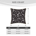 thumbnail image 4 of Fotbe Anchors Pattern Velvet Decorative Throw Pillow Covers with Elegant Piping, Soft Plush Cushion Cover for Sofa, Bed, Car, Office-16"x16", 4 of 8