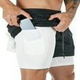 thumbnail image 1 of MesaSe Men‘s 2 in 1 Athletic Short Jogger with Pockets, 1 of 6