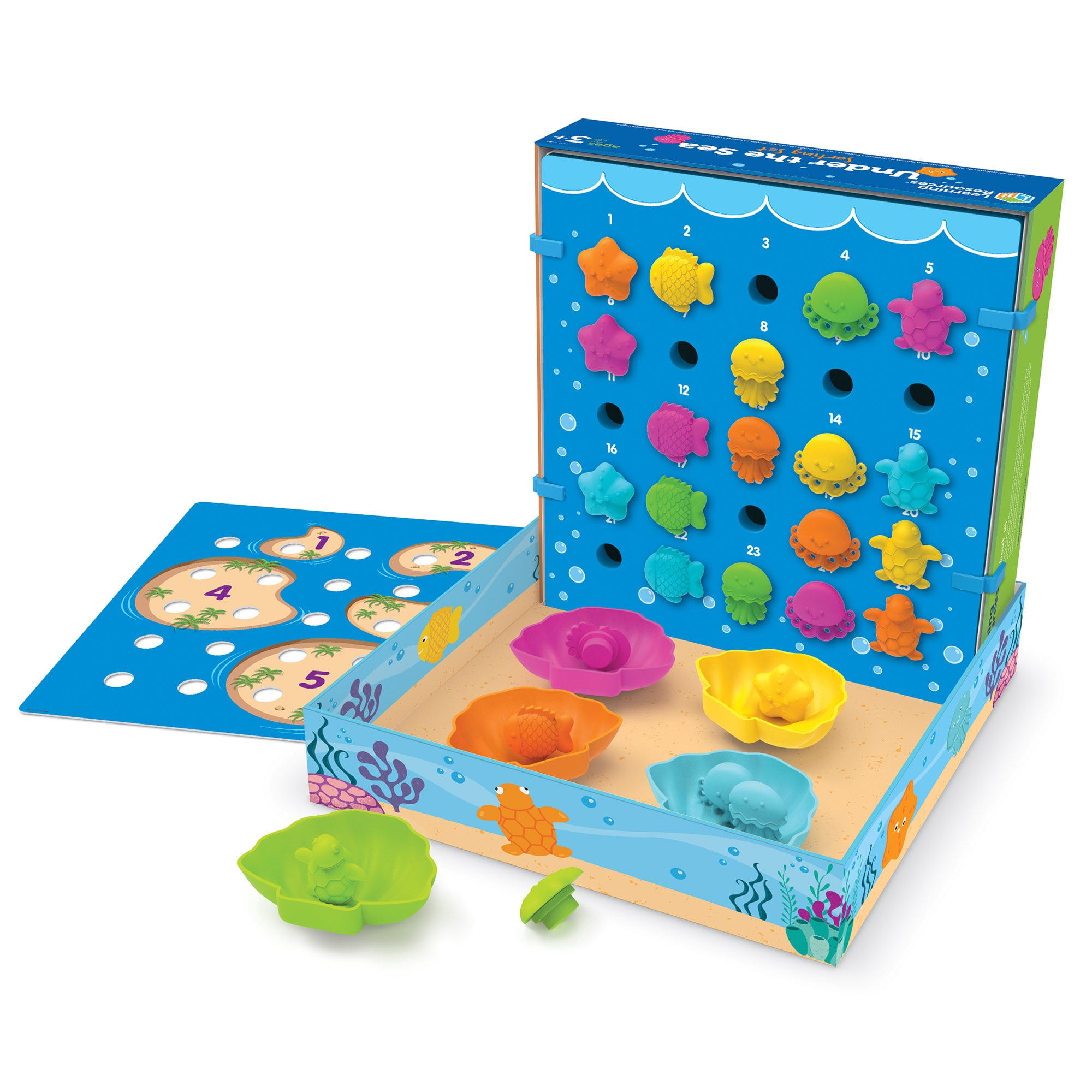 Learning Resources Under the Sea Sorting Set , Sorting Toys for Kids, Ages 3+