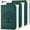 Green, variant on NIRMIRO 3-Pack A5 Spiral Notebook, 5.7"x8.4" Hardcover Lined Journal, 300 Pages 100GSM Thick Paper, Inner Pocket, Double Spiral Binding, Tree Embossed Cover for Note Taking