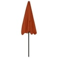 thumbnail image 6 of vidaXL Beach Parasol Terracotta Polyester Medium Tiltable, 6 of 7