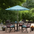 thumbnail image 2 of Northlight Parasol de Marché Extérieur 6,5 Pieds avec Manivelle - Bleu Turquoise, 2 of 5