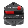 thumbnail image 2 of Circuit Breaker, Long Durability Rated 32V Overload Protector Switch With Switch For Car Boat Truck Bus RV ATV 30A, 2 of 8