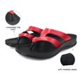 thumbnail image 6 of AEROTHOTIC Arch Supportive Strappy Orthotic Comfortable Flip Flops Cushion Soft Toe Post Non-Slip Summer Casual Travel Walking Thong Sandals Women Beach Essentials, 6 of 6