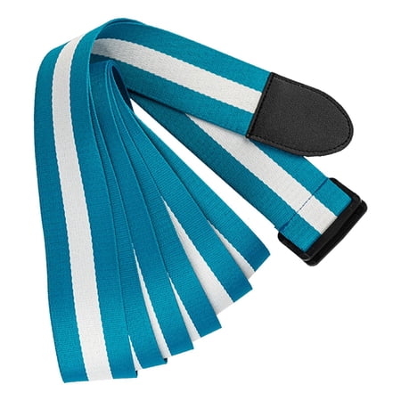 Drum Belt Adjustable Percussion Instruments Belt for Tambourine African Drum Blue and White