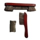 thumbnail image 5 of Cepillo de crin de caballo, cepillo para mesa de billar y juego de cepillos para riel, fácil limpieza de madera Vino rojo, 5 of 9