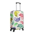 thumbnail image 3 of Fotbe Colorful Pattern With Cute Chameleons Luggage Cover Protector,Suitcase Protector,Scratch and Dirt Resistant,Fits 18-32 Inch Luggage-Small, 3 of 9
