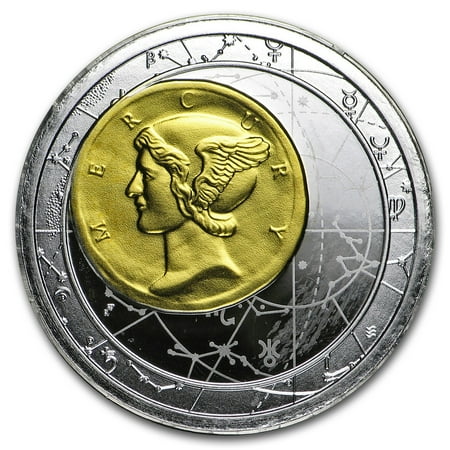 2014 Niue 3 oz Silver Fortuna Redux Mercury Cylinder Coin