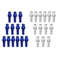 thumbnail image 3 of LOVIVER 26Pcs Table Soccer Men Player Football Player Birthday Indoor Table Game Toy White Blue, 3 of 8