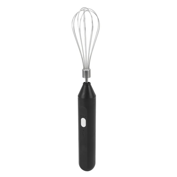 Batidor de Huevos Eléctrico Portátil Espumador de Leche Con Carga USB de Mano Con 3 Velocidades, Batidor de Acero inoxidable, Ideal para Café, Café Con Leche, Capuchino