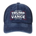 thumbnail image 3 of Sombrero Vance 2024 Gorras Béisbol Algodón Transpirables Ajustables (puro) Azul Marino, 3 of 4