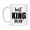 White, variant on Best King Ever Mug, Father’s Day Gift, 11Oz Or 15Oz Ceramic Coffee Mug