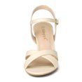 thumbnail image 2 of Women's Cross Kitten Heel Ankle Strap Sandals, 2 of 7
