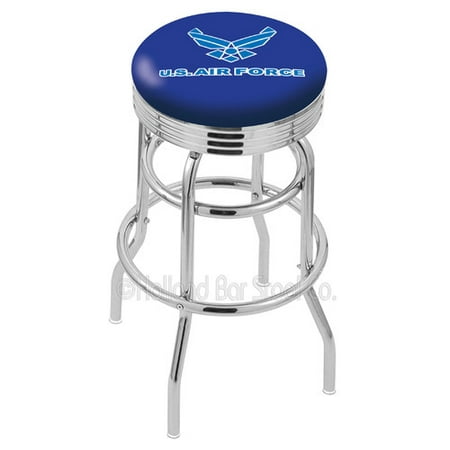 Holland Bar Stool US Armed Forces 25'' Swivel Bar (Best Metal Covers Ever)