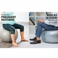 thumbnail image 6 of Yoga Ball Exercise Ball for Home Office Desk, Stability Ball & Balance Ball to Relieve Back Pain, Home Gym Workout Ball, Purple, 6 of 8