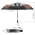 thumbnail image 3 of Astronaut and Colorful Planets Compact Sun Umbrella Windproof Travel Umbrellas for Rain Strong Portable UV Protection, 3 of 8