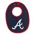 thumbnail image 3 of Newborn & Infant Atlanta Braves Tied Up Bodysuit, Bib & Bootie Set, 3 of 4
