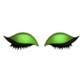 thumbnail image 2 of One-Step Eyeshadow - Green - Lazy Shadow EyéLásh Patch 2 in 1 3D Eyeshadow EyéLáshes Makeup Stickers Without Makeup Natural Reusable Colorful Eyelid Line Stencils Makeups Novice T, Makeup Organizers, 2 of 4