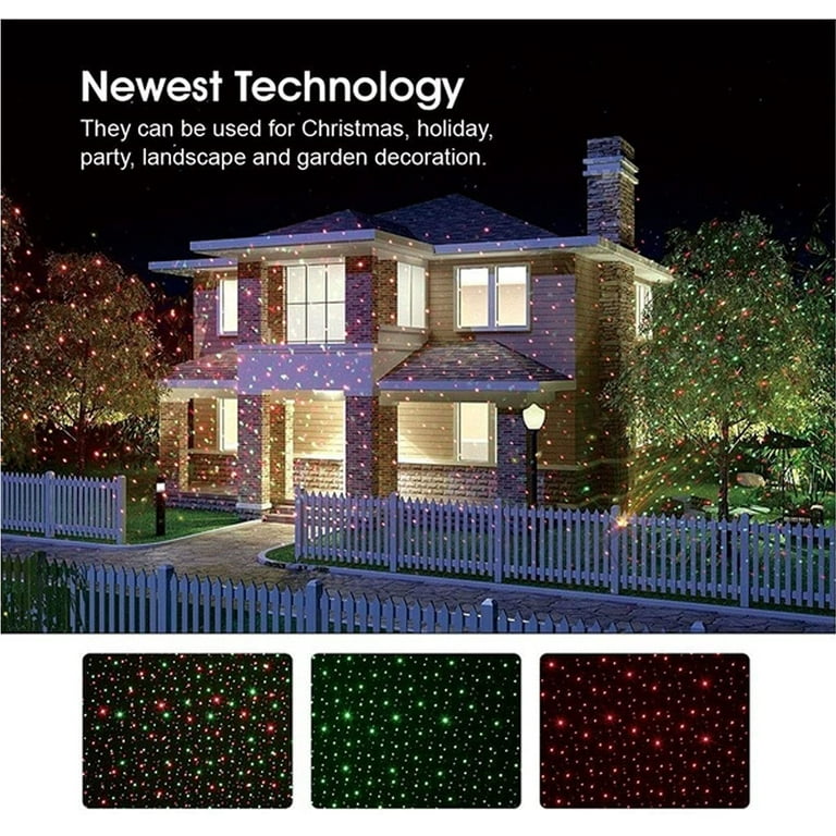 Christmas Light Projector Outdoor Spotlight Laser Lights with