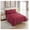 Burgundy, variant on KriKac 7 Piece Comforter Set Bag Solid Color All Season Soft Down Alternative Blanket & Luxurious Microfiber Bed Sheets, Black, Full