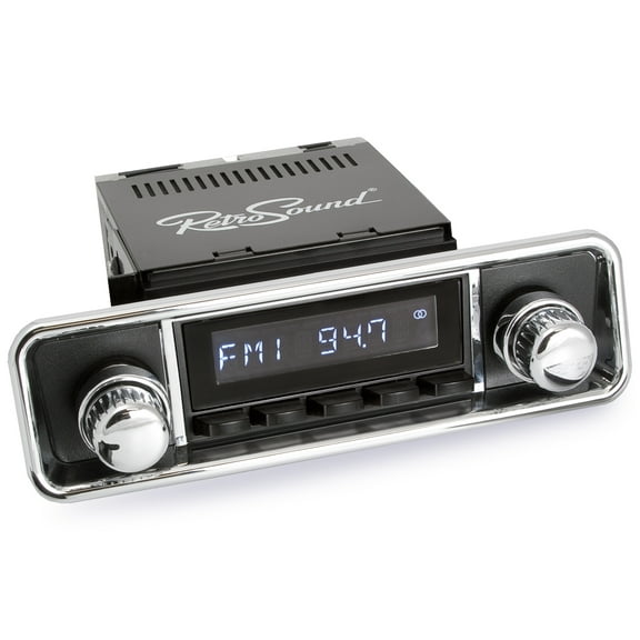 RetroRadio Compatible with 1956-67 Volkswagen Bus Features Include Bluetooth, HD, SiriusXM Ready, AM/FM LB-M4-507-06-76VW16