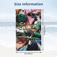 thumbnail image 2 of My Hero Academia Beach Towel, Microfiber Oversized Bath Towel, Super Absorbent Towel For Travel Swimming Pool Camping Yoga, Quick-Drying Lightweight Sand Free Towel, 52*32 Inch, 2 of 9