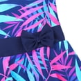 thumbnail image 4 of BAOHULU Girls Swimsuit One Piece UPF 50+ Printed Skirted Bathing Suit Floral Swimwear, 4 of 6
