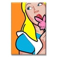 thumbnail image 1 of Cuadro Canva listo para Colgar tipo galería Pop Art Alicia 50X75 cm Pixtreats, 1 of 4