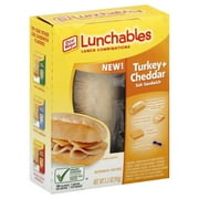 Angle View: Oscar Mayer Lunchables Turkey + Cheddar Sub Sandwich, 3.3 oz