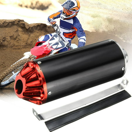 28mm Exhaust Muffler with Clamp For TTR CRF50 SSR Thumpstar 90cc 110cc 125cc Dirt Pit