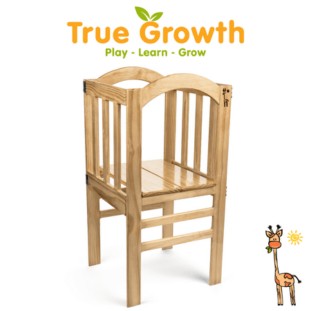 True Growth True Tot Tower - Adjustable Height Kids Kitchen Step Stool Quality Learning Furniture