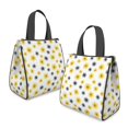 thumbnail image 2 of Daisy Pioneer Flower and Sunflowers Insulated Lunch Bag for Women Men, Large Portable Soft Cooler Tote, Thermal Food Storage Bag with Pearl Cotton, 8.66L, 8.75"x5.75"x9.5", 2 of 6