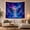 Rising Planet, variant on Moonlit Waterfall Under Colorful Aurora Sky, Dreamy Fantasy Style for Space Lovers, Galaxy Wall Art, Housewarming Gift, Tapestry Wall Hanging for Bedroom and Dorm