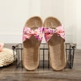 thumbnail image 4 of LoyisViDion Womens Sandals Clearance Women Female Bowknot Flax Linen Flip Flops Beach Shoes Sandals Slipper Pink 8.5-9(39-40), 4 of 9