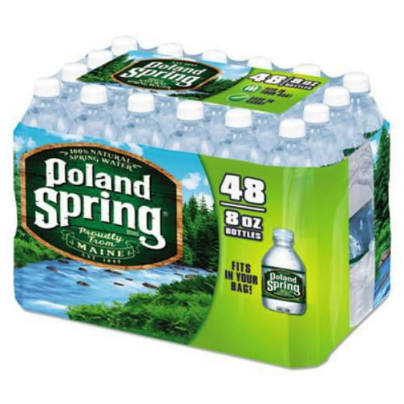 Poland Spring Natural Spring Water 48-8 fl. oz. Plastic Bottles