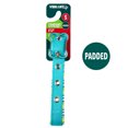 thumbnail image 6 of Vibrant Life Comfort Padded Dog Collar, Teal Striped, Small, 6 of 6