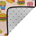 thumbnail image 4 of Area Rugs For Living Room Decor - Hamburger Pizza Coke Anti Slip Throw Washable Rugs 3x5 For Bedroom, Soft Indoor Carpet For Bedroom Living Room 60x39In, 4 of 5