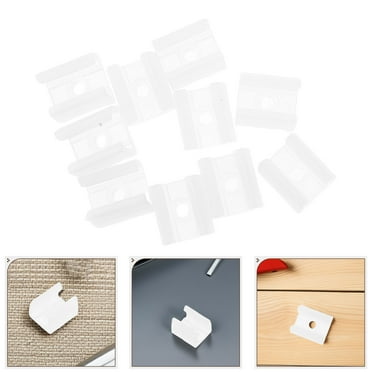 GOOHOCHY  10 Pcs LED Strip Holder Clip Lights Mounting Clips Transparent
