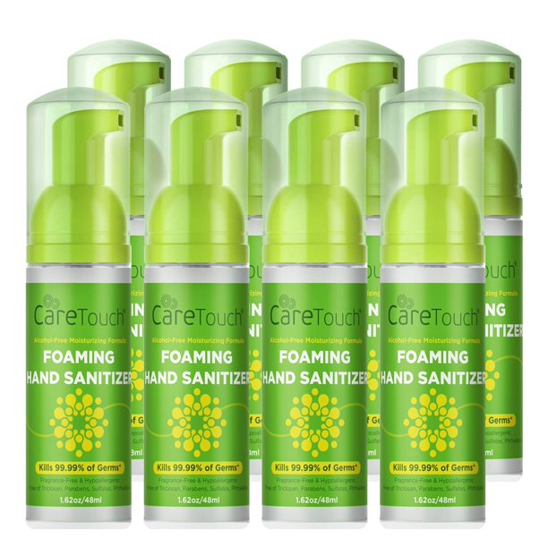 Care Touch Foaming Hand Sanitizer Alcohol Free, Hand Sanitizer Travel