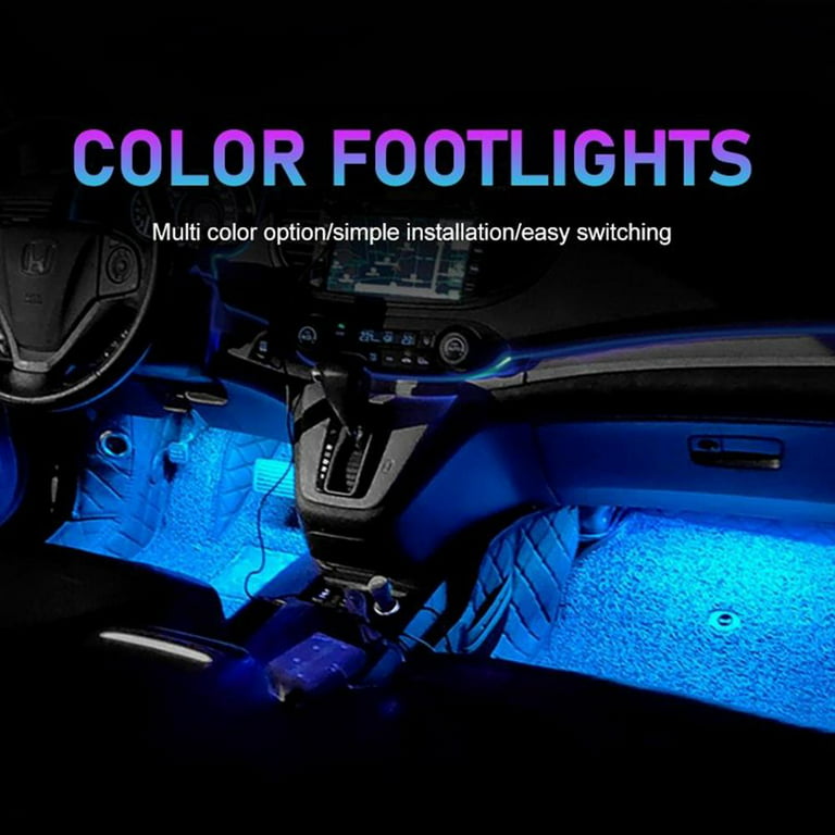 ShengOu LED interior lighting car, ambient lighting car, LED car interior  lighting, car interior lighting, car LED interior lighting, car LED strip  (1V5) : : Auto & Motorrad