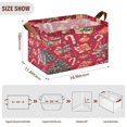thumbnail image 3 of Ryvnso Christmas Tree Gift Storage Bins Large Basket Foldable Cube Toys Organizer with Handles 2 PCs, 3 of 8