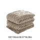 thumbnail image 2 of Lunxisen 1 Pcs Soft Fleece Throw Blanket Cozy Lightweight Blanket for Bed, Sofa Travel Warm Plush Decorative Throw for Home(59*39in), 2 of 9
