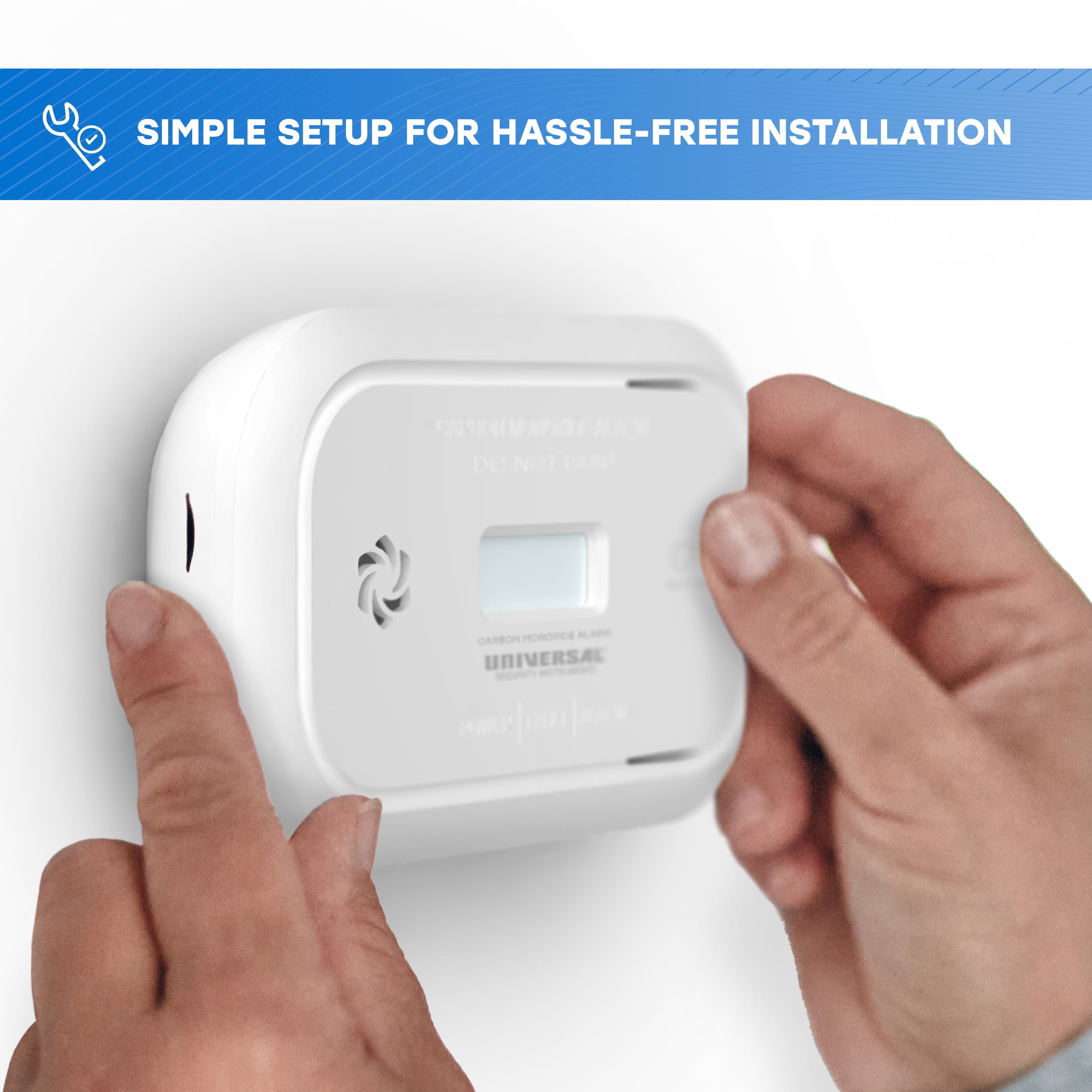 Universal Security Instruments Battery, Carbon Monoxide Alarm