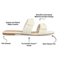 thumbnail image 2 of Journee Collection Womens IREANNA Square toe Bows Flatform Sandals, 2 of 6