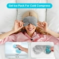 Atsuwell Cooling Eye Mask, STF9 Reusable Cold Sleep Eye and Moist Heat
